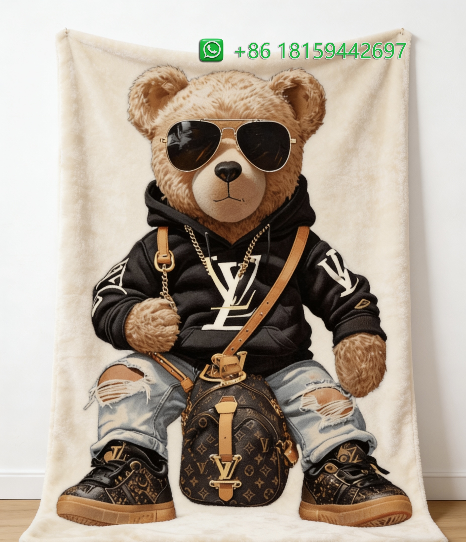 Louis Vuitton Throw Blankets